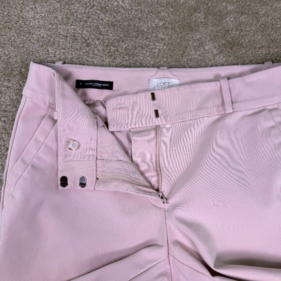 LOFT Pink Ankle Pants - Picture 3 of 12
